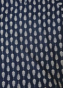 Printed Navy Blue Kurti