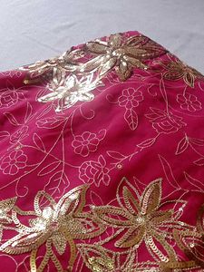Magenta Saree