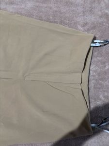 Tan High Waisted Wide Leg Pants