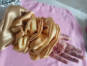 Golden Scrunchie Set