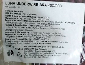 avon Fashion Under Wire Bra .