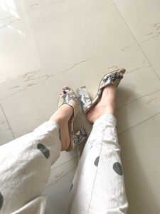 Zebra Print Heels