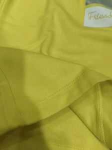 Yellow Graphic Print Top