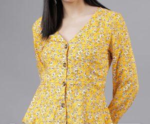 Yellow Summer Top