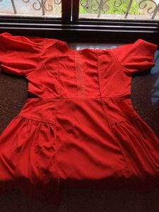 Chic Orange Dress