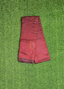 Sequence Handloom Saree - Maroon