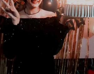 Black Sequin Mermaid Gown
