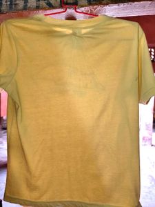 Yellow Graphic Tee