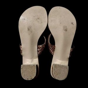 Elegant Toe Ring Flats - Rose Gold