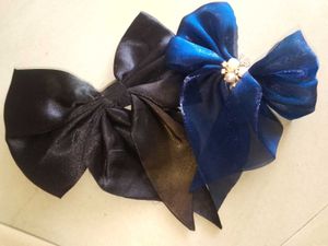 Elegant Satin & Organza Hair Bows