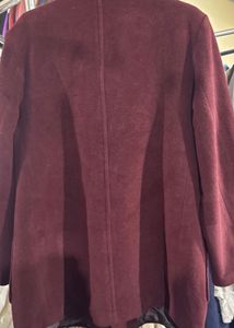 Burgundy Blazer - Stylish &amp; Warm