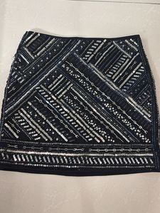 Beautiful Black Embroidered Skirt