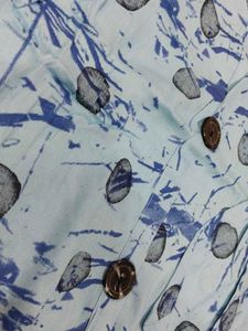 Blue Printed daily wear Kurti/Top