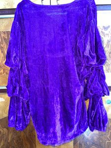 Estonished Purple Velvet Top XXL