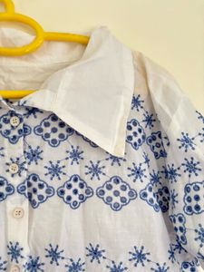 Cotton Embroidered Shirt