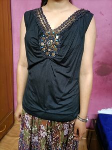 Western Sleeveless Top