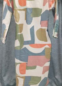 Abstract Print Kurta new not use