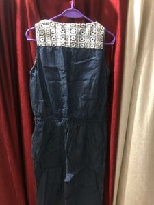 Jumpsuit With Lace Detailing.
