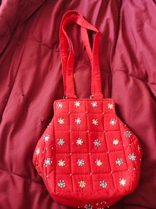 Red Traditional Sling Bag