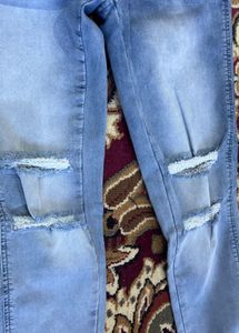 Denim Overalls Jump Suit