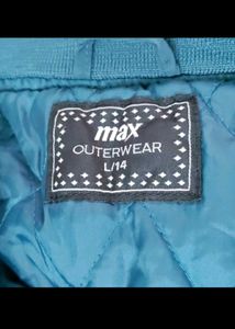 Max Blue Bomber Jacket