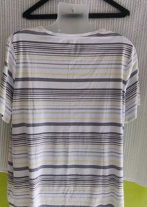 CRAFT&amp;BARROW Striped V-Neck Tee