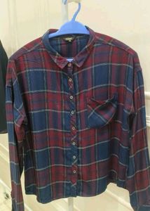 Blue Plaid Shirt