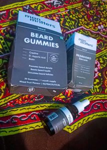 Man Matters Beard Gummies & Serum