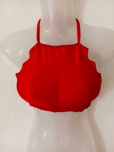 HOT RED BIKINI TOP