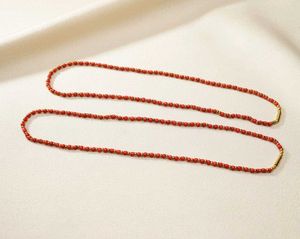 Red Beaded Necklace