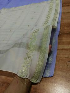 Elegant lavender Saree