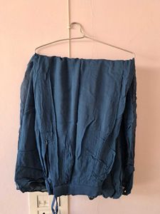 Blue 3 Pc Naira Cut Suit