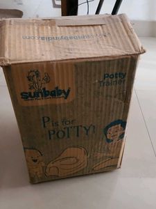 Sunbaby Red &amp; White Potty Seat