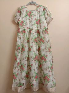 Floral Print Anarkali