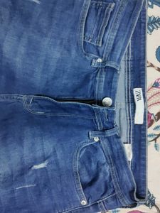 Zara Blue Denim Jeans - Size 32