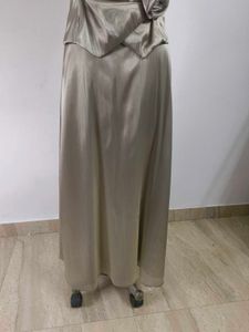 Vintage Satin Evening Gown
