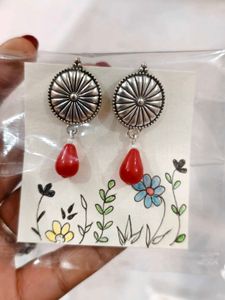 Bohemian Silver Dangle Earrings