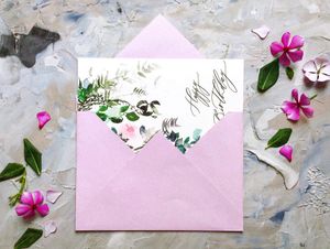 Hand Painted Birthday Card