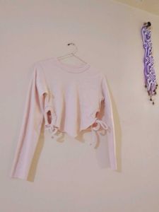 Cute Peach Crop Top