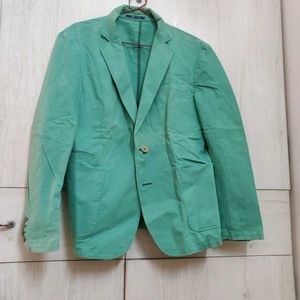 Stylish Mint Green Allen Solly Blazer For Men