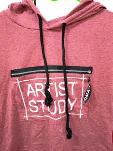 Crop Hudded Top