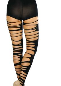 Ripped Black Leggings