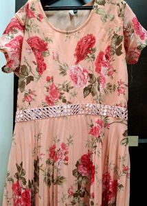 floral-print kurta