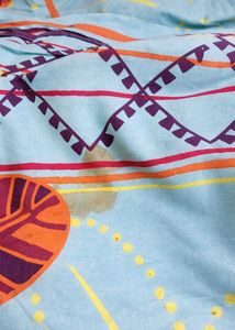 Weaves Floral Double Bed Sheet With Covers