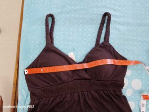 Elegant Brown Maxi Dress