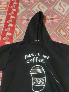 winter sale Black Coffee Hoodie 32 size