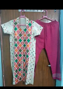 Phulkari Kurta Set