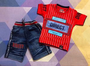 Brand New Boys' T-shirt & Shorts Set