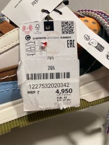 ZARA ORIGINAL SNEAKERS 42 Size