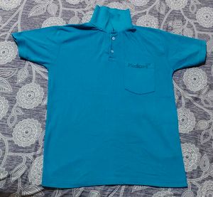 Men Blue  Polo T- Shirt